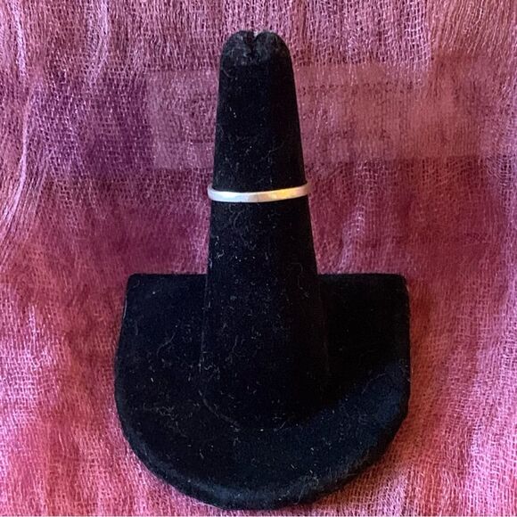 Vintage Sterling Silver Lapis Lazuli Ring Size 5 1/2 - Picture 3 of 6